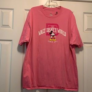 Disney Parks pink Mickey tee